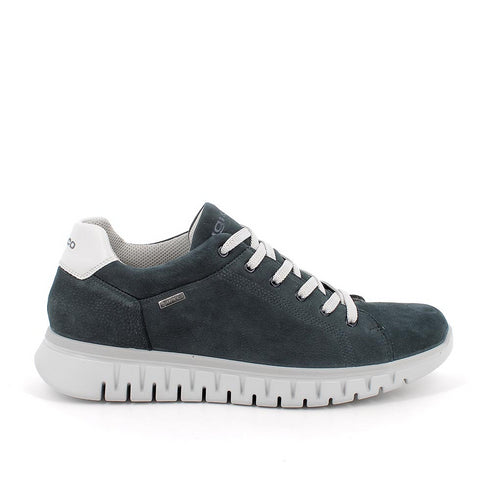 Igi&Co 7617411 Gore-tex shoes in leather for men blue